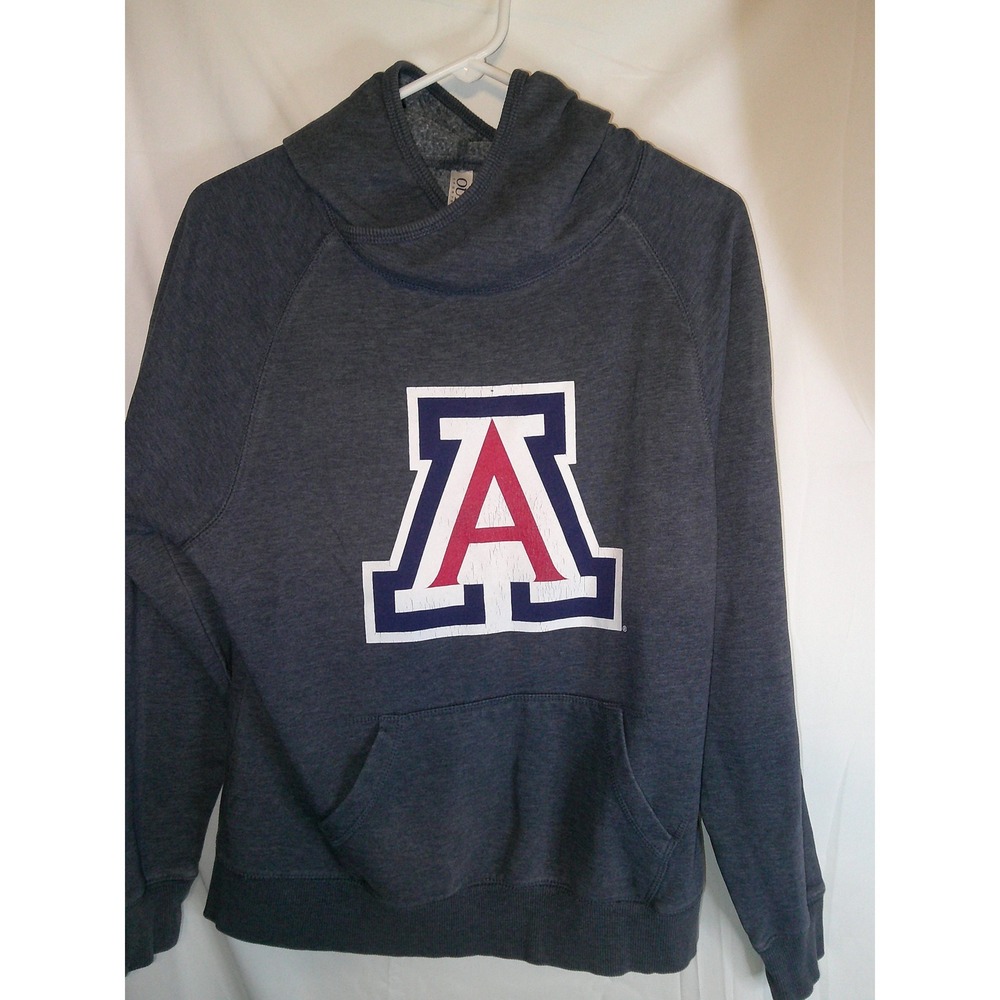 Vintage Ouray Arizona Wildcats NCAA Hoodie Sweatshirt College Gray‎ Mens M
